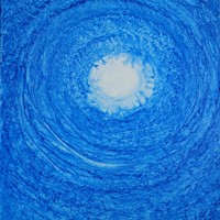 encres gouffres bleus sur papier Yupo 50x41cm Mars 2020 1